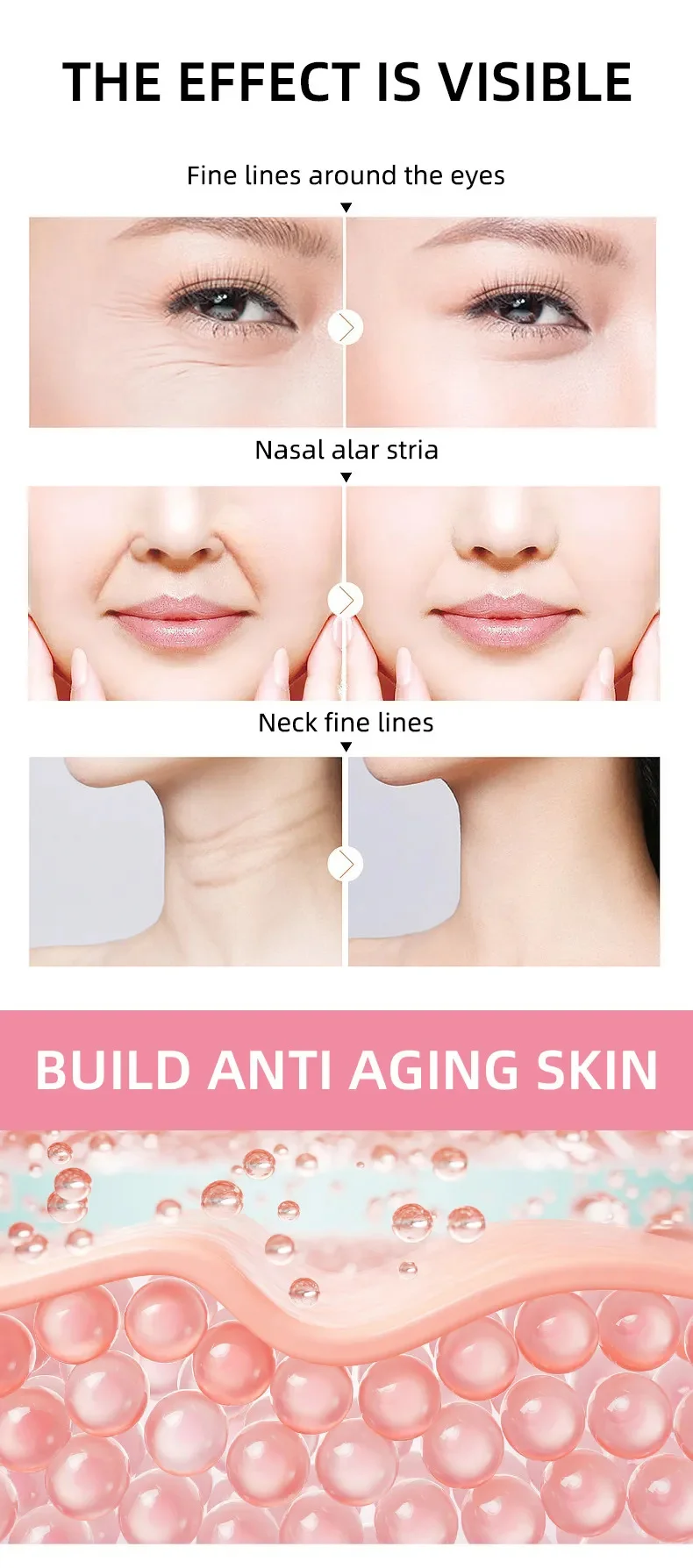 4 IN 1 Remove Wrinkles Face Serum Lifting Firming Fade Fine Lines Anti-Aging Essence Vitamin C Whitening Moist_voghion.com