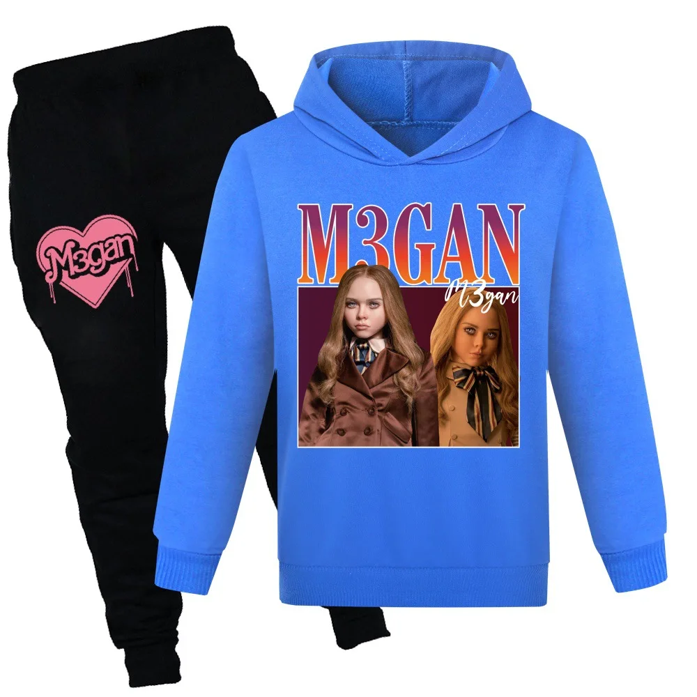 

Fashion Kids Clothing M3GAN DANCE Tops+Pants Set Children Tracksuits Cartoon Baby Girls Outfits Teenagers Boys Sports Suit