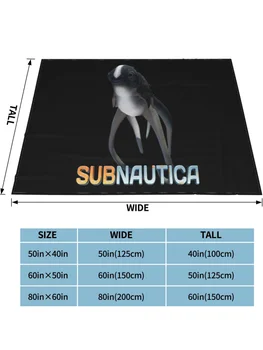 Ультратеплое Флисовое одеяло Subnautica, весна/осень