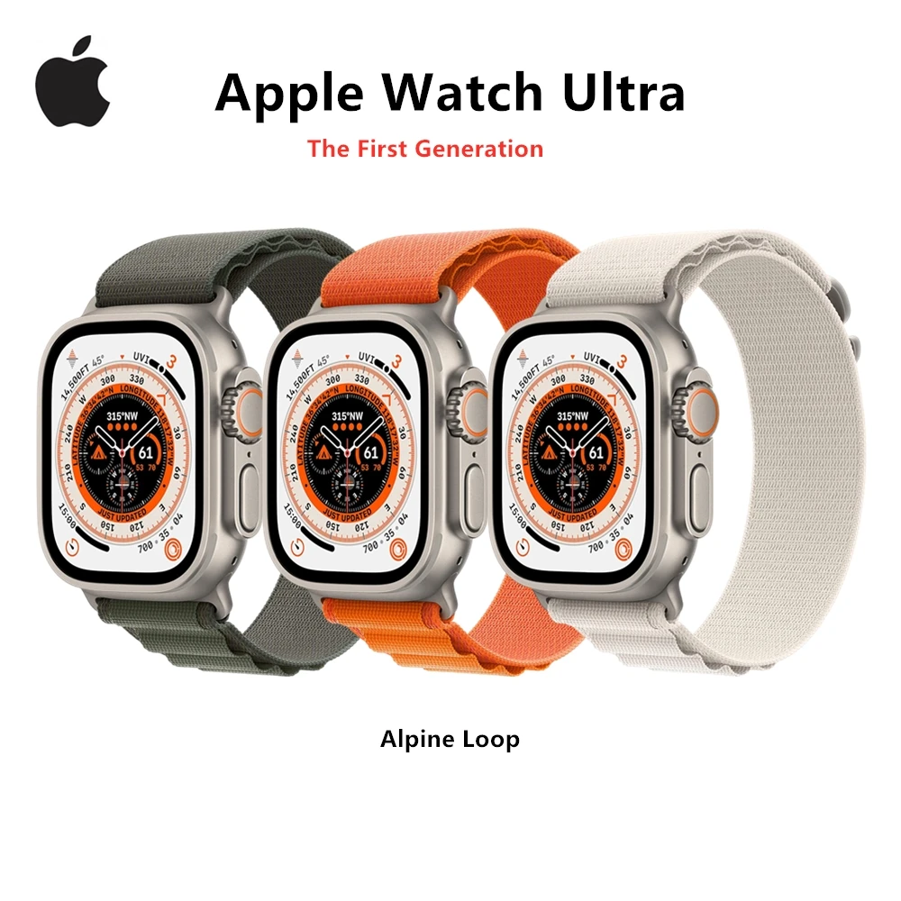 UsedAppleWatchUltra1stgeneration49MMSmartWatchTitaniumCase