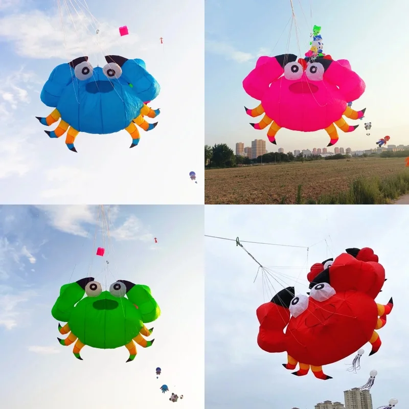 Free shipping soft 3d kites pendant flying show kites crab kites inflatable kites factory Sports toys kite flying with string 6x4 5m classic   inflatable tunnel tent with rear door curtain for sports game garage marquee entrance run through archway