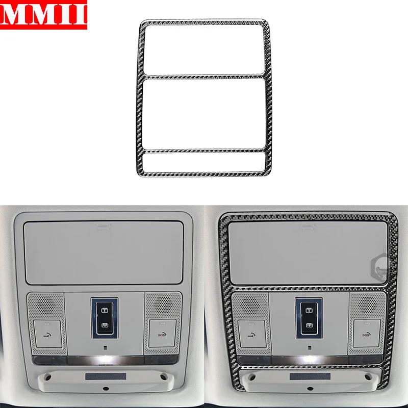 

MMII For Land Rover Discovery Sport 2015-2019 Carbon Fiber Car Reading Light Control Panel Frame Interiors Trim Car Accessories