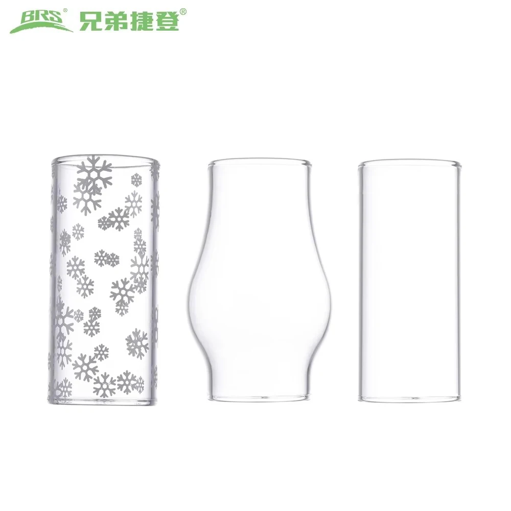 Lamp Chimney for BRS-55 Dreamlike Candlelight Lamp Windproof Gas Candle Outdoor Camping Lights cover