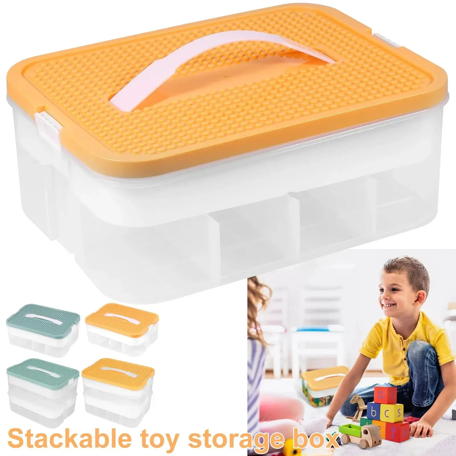 Building Blocks Stackable Storage Box 5