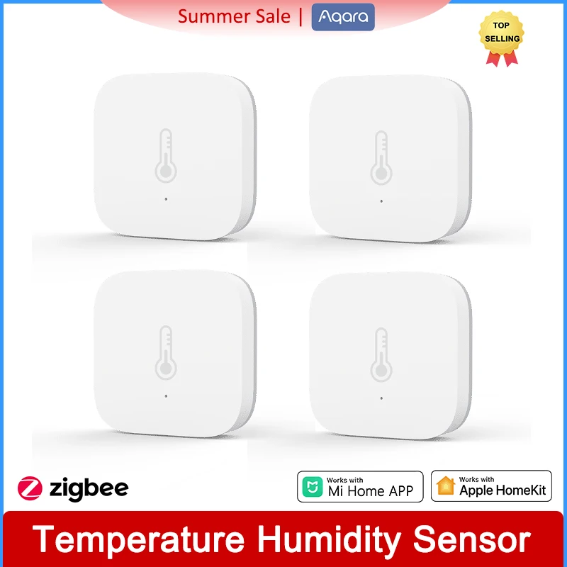 Aqara Temperature Sensor Smart Air Pressure Humidity Environment Sensor