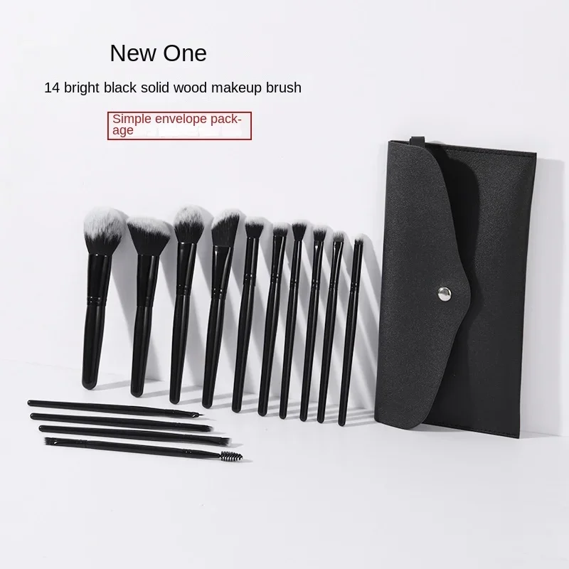 

14 Pcs Makeup Brush Set Kabuki Makeup Brush Foundation Make-up Concealer Powder Powder Blusher Eye Shadow Makeup Brush Tool