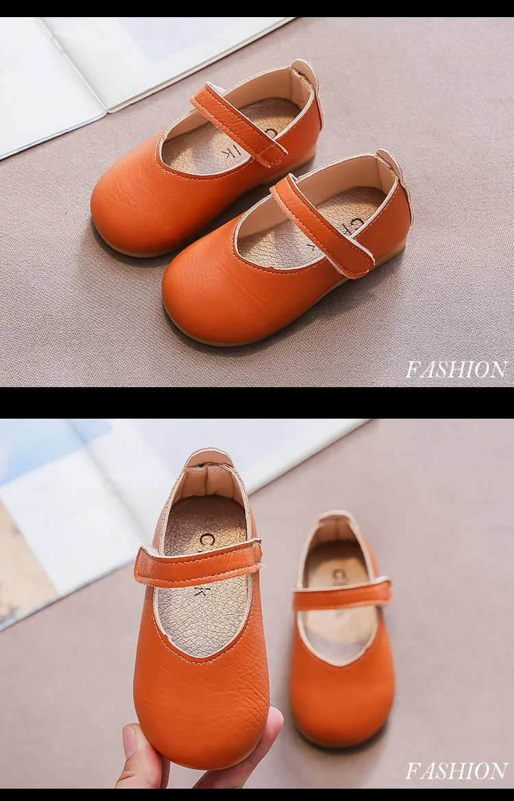 Girls Shoes Candy Color Mary Janes Shoes For Baby Girl Basic Kids Flats 2020 Autumn New Fashion Anti-Slippery Toddlers Child 0-3 child shoes girl