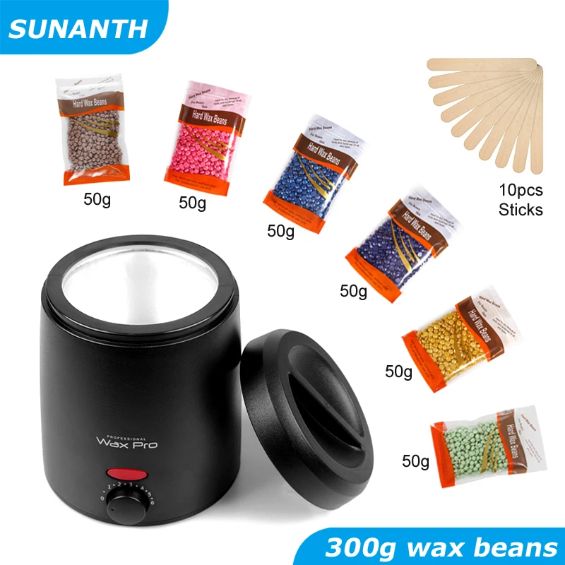 200ml/500ml Hair Removal Wax Heater Paraffin Heater Waxing Beans Depilatory Epilator Warmer Wax-melting Pot Home Use