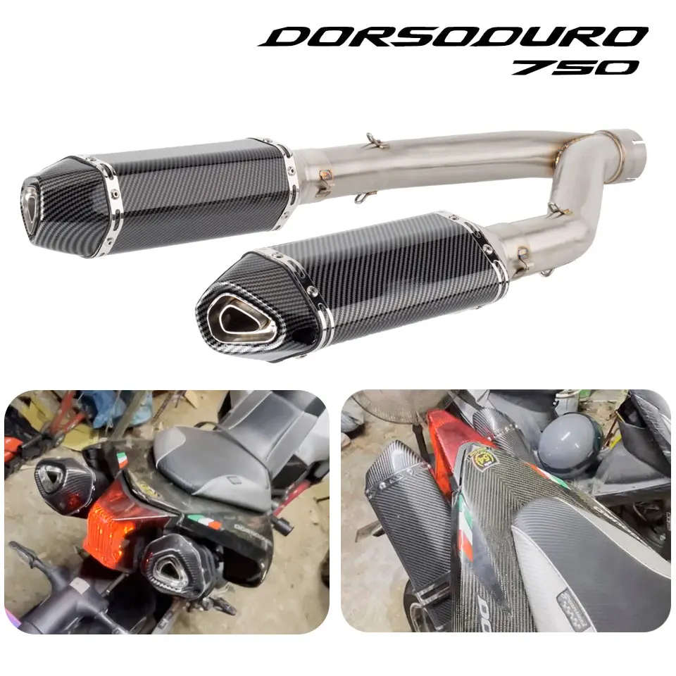 

Соединительная труба мотоцикла для Aprilia Dorsoduro 750 2008-2016 SMV750 SMV 750 Dorsoduro DD750 dorsoduro 750 выхлопная труба с дБ убийцей