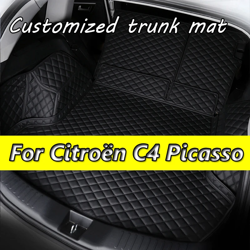

Коврики для багажника автомобиля для Citroen Grand C4 Picasso 2007 ~ 2013, водонепроницаемый органайзер для багажника автомобиля, аксессуары для автомобиля