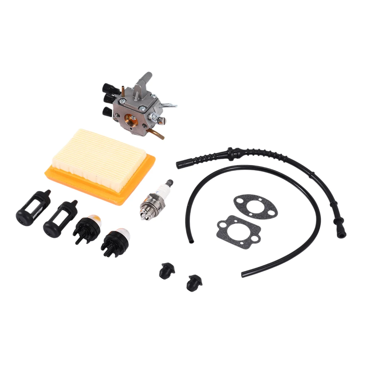 Carburetor air filter bulb fuel repower kit fit for Stihl FS120 FS200 FS250 FS300 FS350 FR450 string trimmer