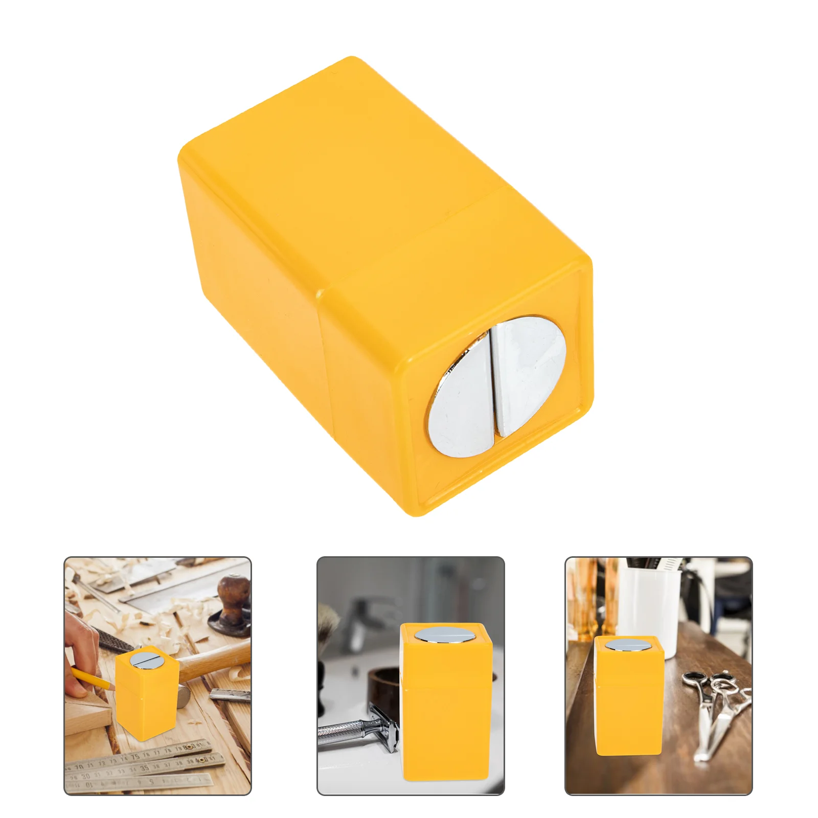 

Waste Blades Storage Box Disposable Blades Storage Case Yellown Plastic Blades Container