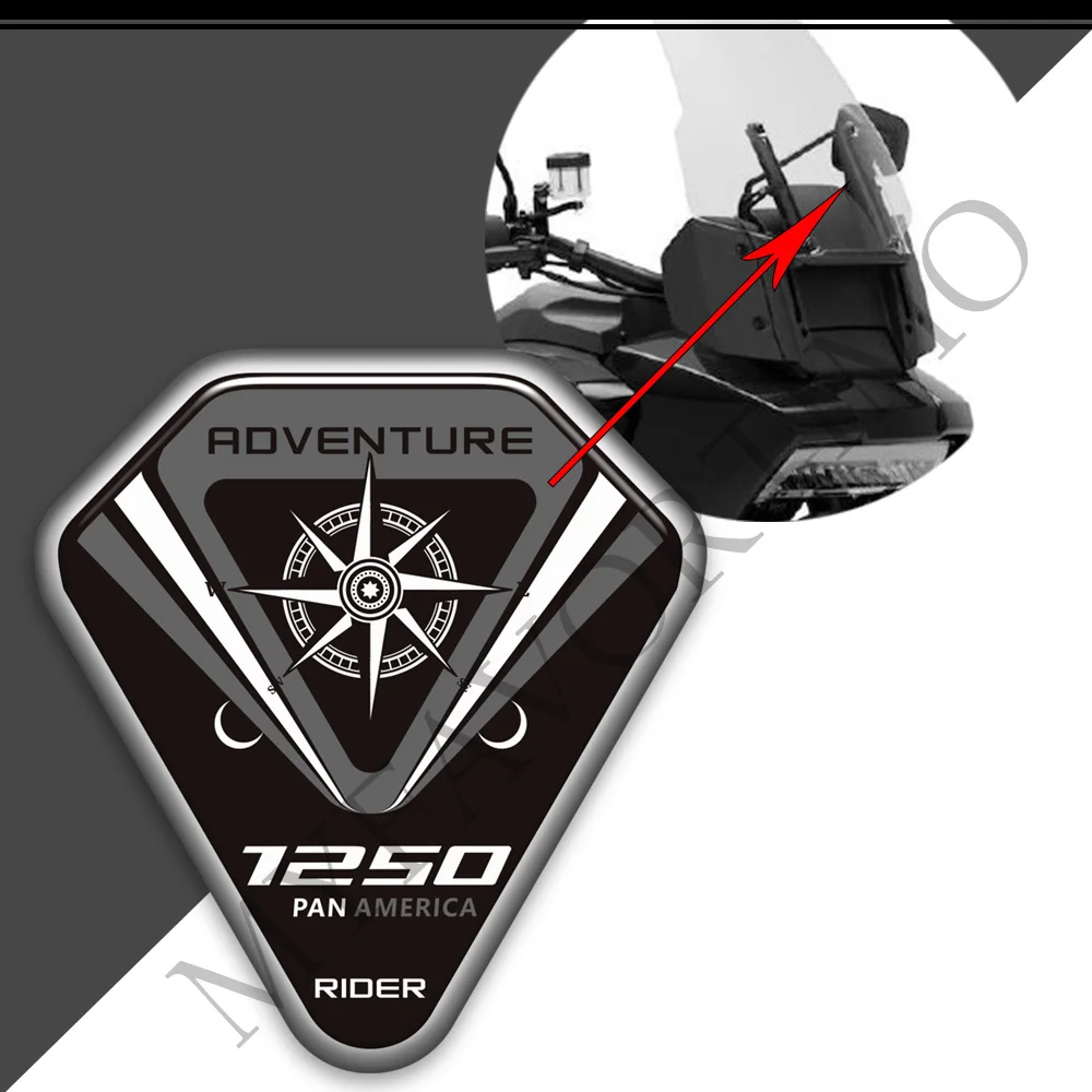 

Motorcycle Kit Stickers Decals Gas Fuel Oil Knee Tank Pad Protection Wind Deflector For HARLEY Pan America 1250 PA1250