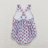 Wholesale Kids Children Crawfish Romper Toddler Newborn Summer Sleeveless One-piece Matching Baby Boy Girl overalls Clothing 5
