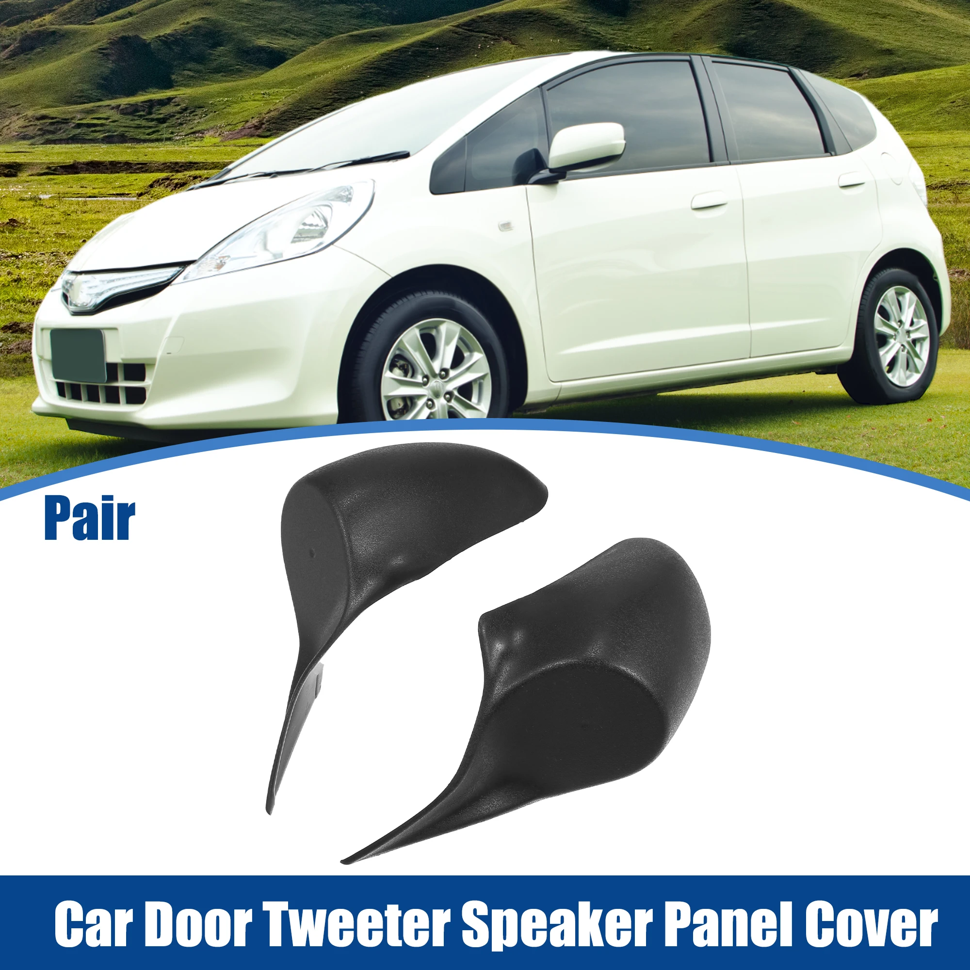 X Autohaux Auto Door Tweeter Speaker Panel Cover Trim Protector Grill Frame Guard Per Honda Jazz 2008-2013 Accessori Audio Per Auto