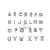 3D Letter Nail Charms Luxury Alloy Alphabet Rhinestones Nail Art Acrylic Tips Decoration Accessories 5