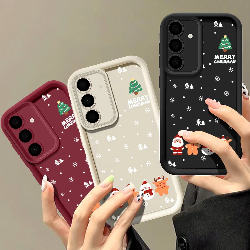 Festive Holiday Soft TPU Phone Case - Christmas & New Year Edition