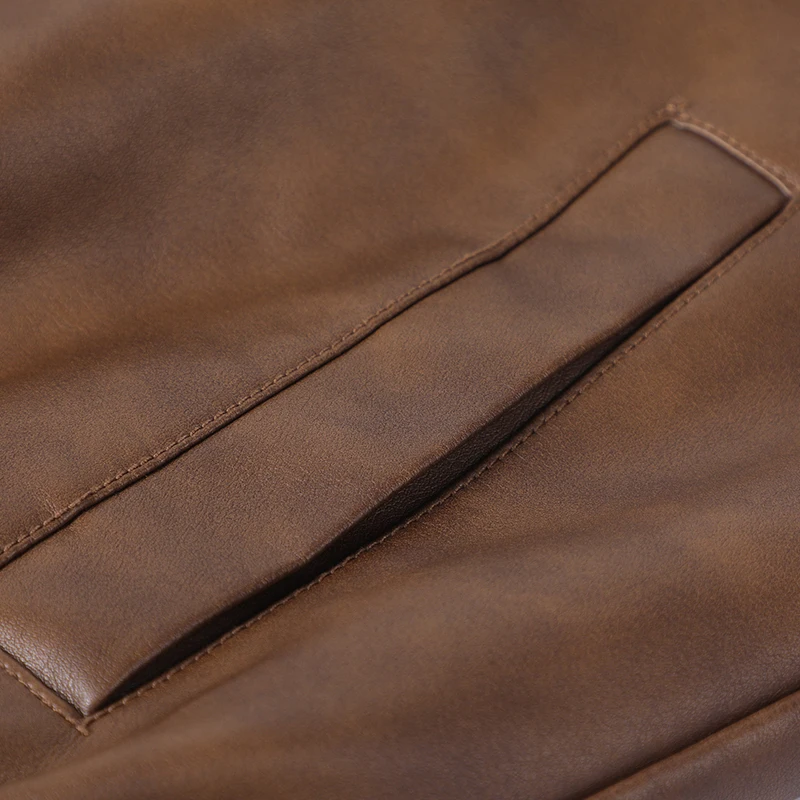 Lederjacke Männer Bomber Mäntel Herbst Motorrad Plus Größe 6XL 7XL 8XL Oversize Marke Retro Hippie Schwarz Komfort Hohe Qualität – Detail 30