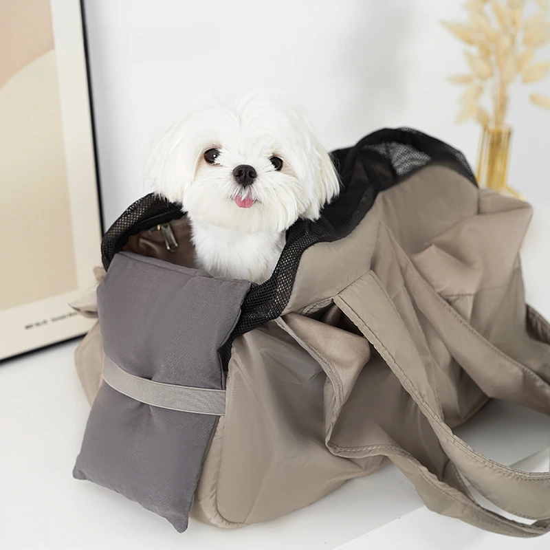 Pet Summer Breathable Handbag Multifunctional Dog Bag Cat Bag Teddy Bichon Portable One-shoulder Messenger