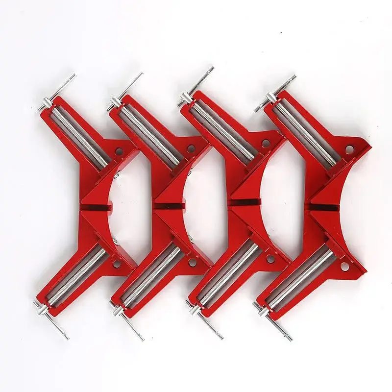 4 inch 90 Degrees Angle Clamp Right Angle Woodworking Frame Clamp 1-4pcs, woodworking clamps
