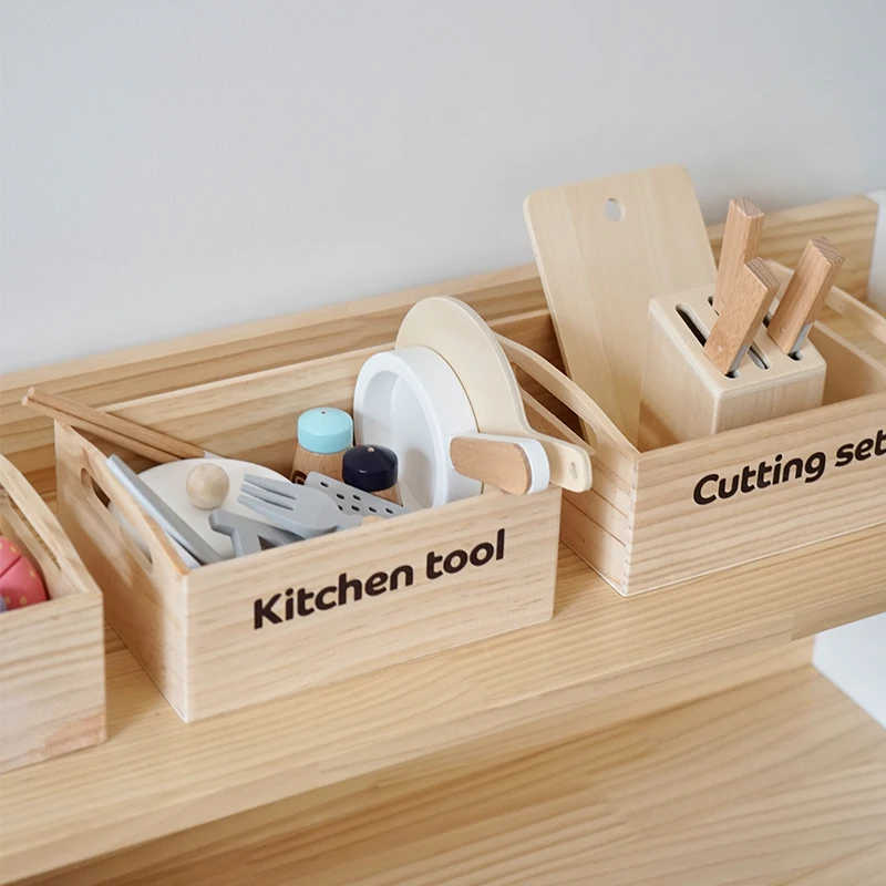 Wooden Cut Fruits & Veg Set, Safe Montessori Toy for Kids, Pretend Play, Eco-Friendly, Gift Idea. 6