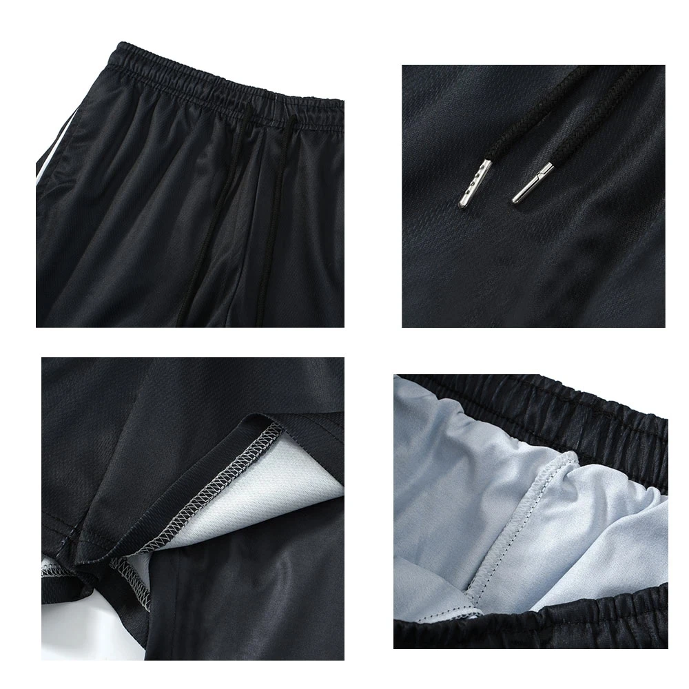 Gym Compression Shorts Men 2 In1 Mesh Quick Dry Summer Bodybuilding Fitness Running Performance Shorts 6
