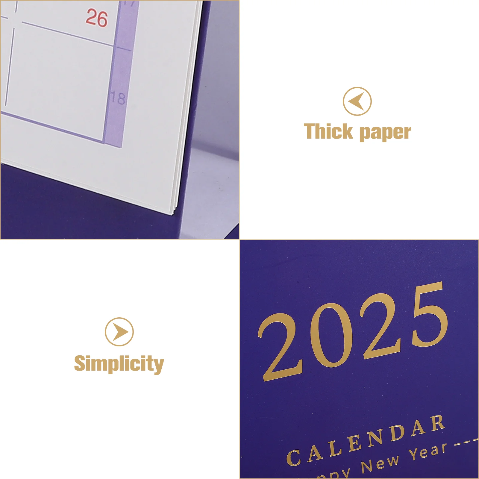 Desk Calendar Office Spiral Academic Monthly Desktop Supply Table Decorations