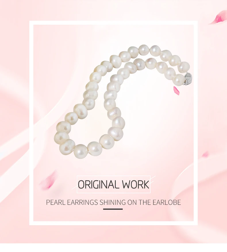 Natürliche Perle 8-11Mm Süßwasser Perlens Chmuck 925 Sterling Silber Halskette Schmuck Mode Damen-Und Mädchen Geschenke Gn0625 Sbaea602Ec2F64Ed58D84A1523202Cd157