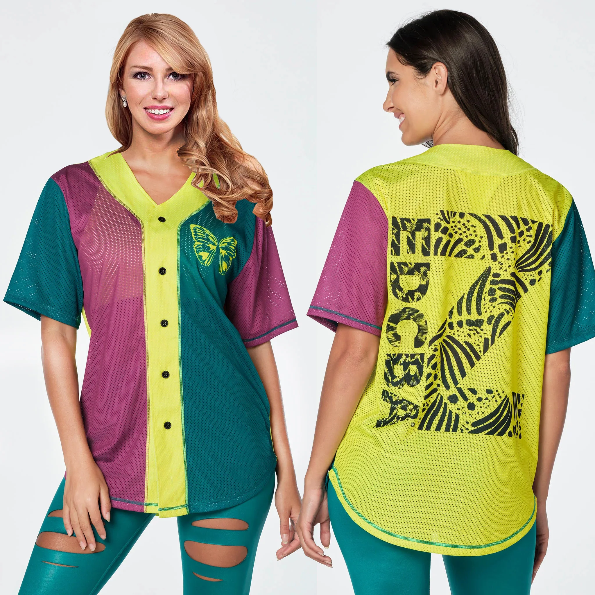 

ABCDE Men and Women Sports Yoga Dancing Casual Long Sleeve Shirt T0459
