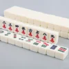 Compact Mahjong Set with Storage Box - 144 Tiles for Travel and Home Play 4