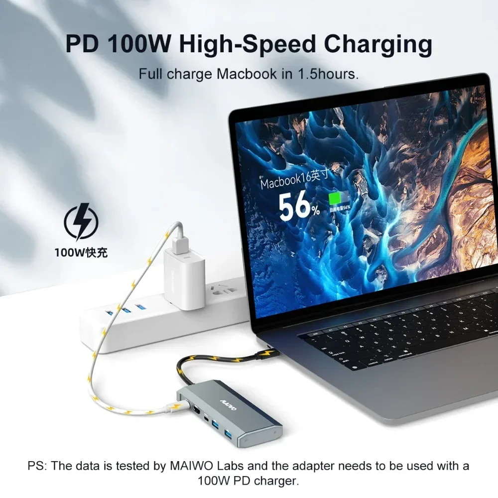 MAIWO M.2 ϵ ̺ Ŭ Ȯ ũ, NVME/SATA   ϵ ̺ Ŭ, 6-in-1 , CŸ-M.2 ̽