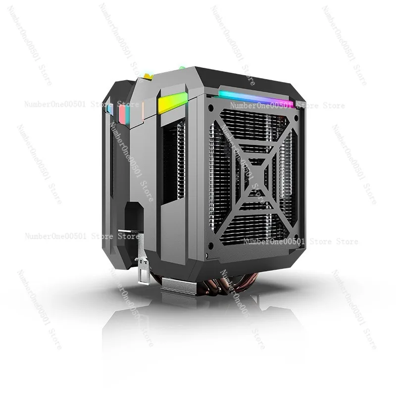 T400 타워 CPU 쿨러 4개 구리 튜브 ARGB PWM 온도 제어 저소음 팬 ..
