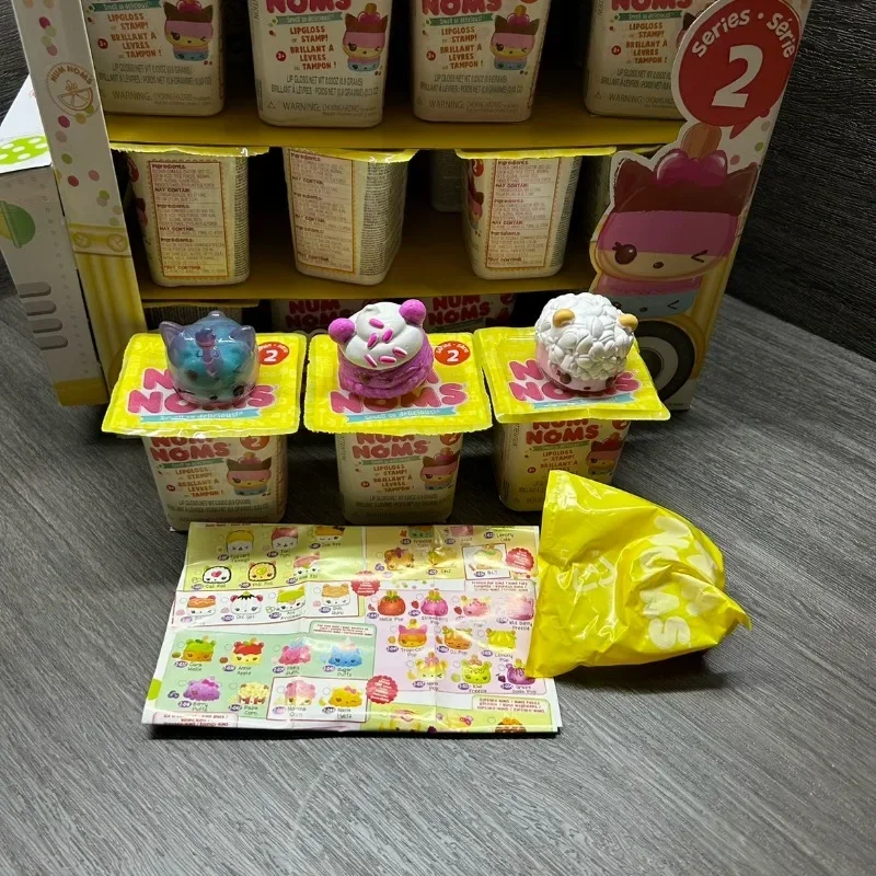 NUM NOMS Fragrance Dolls Cute Slime Mystery Makeup Lip Gloss Smell Snackables Blind Box Toys Collection Decoration Kids Gifts