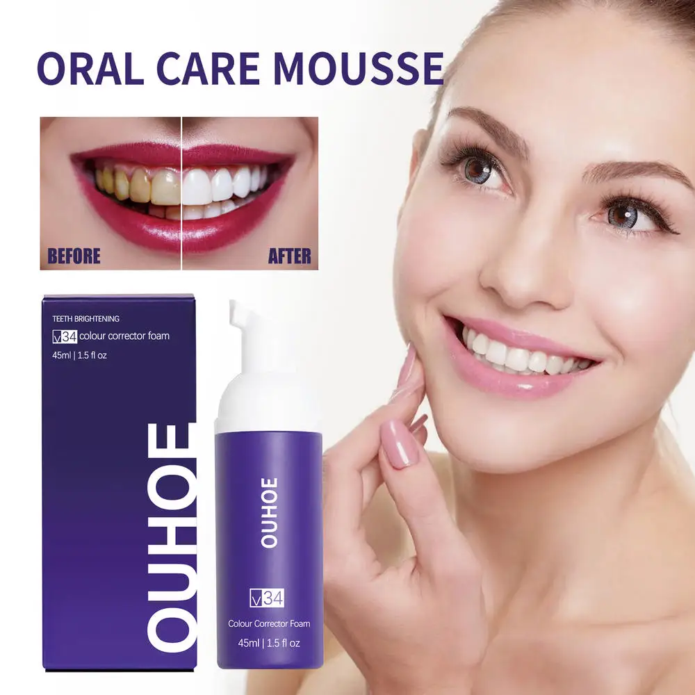 

Whitening Tooth Cleaning Mousse Caring Toothpaste For Men Women Oral Hygiene Against Sensitive Teeth Gum Repair Gum Health