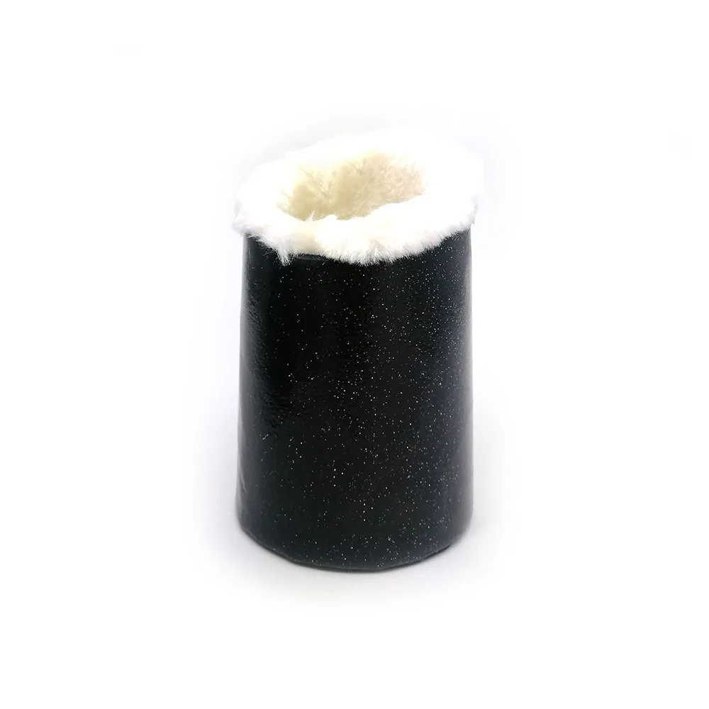 Porta Occhiali A Doppia Testa In Pelle PU – Foderato In Peluche Antigraffio, Verticale, Per Occhiali Da Sole E Da Vista, 21x8,1x12 Cm, Nero
