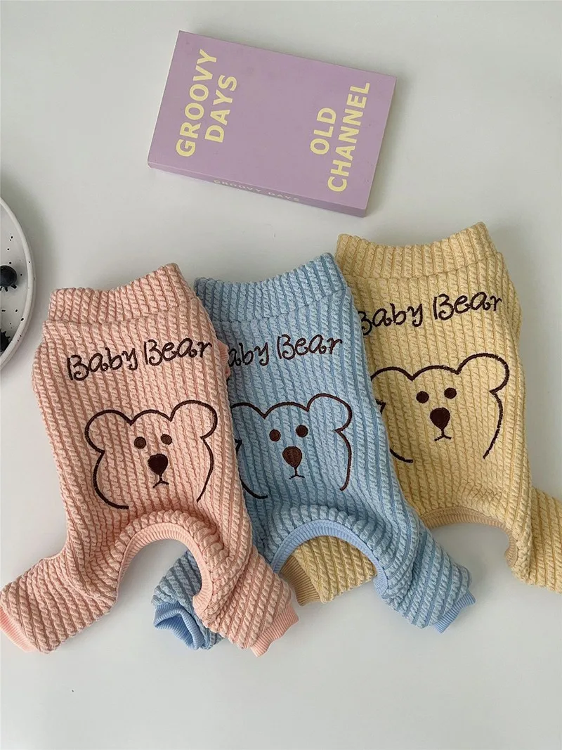 

Cute Pet Dogs Clothes Bear Coats Warm Fleece Dogs Jumpsuits For Puppy Small Medium Dogs Clothing Yorkies Chihuahua Ropa Perro