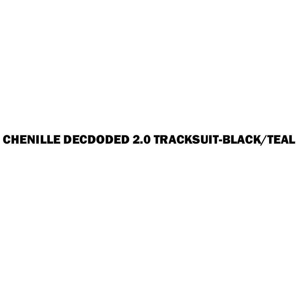 

CHENILLE DECDODED 2.0 TRACKSUIT-BLACK/TEAL