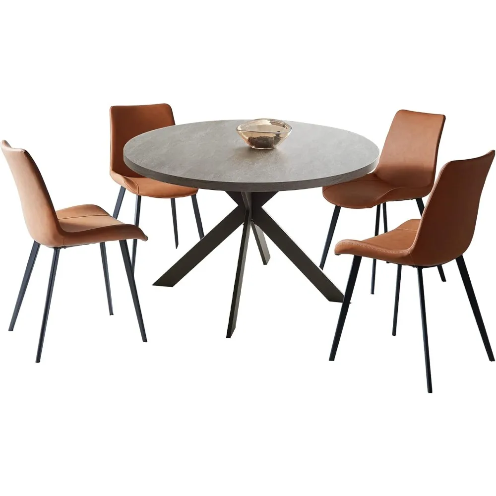 Ljustra Round Dining Table Set