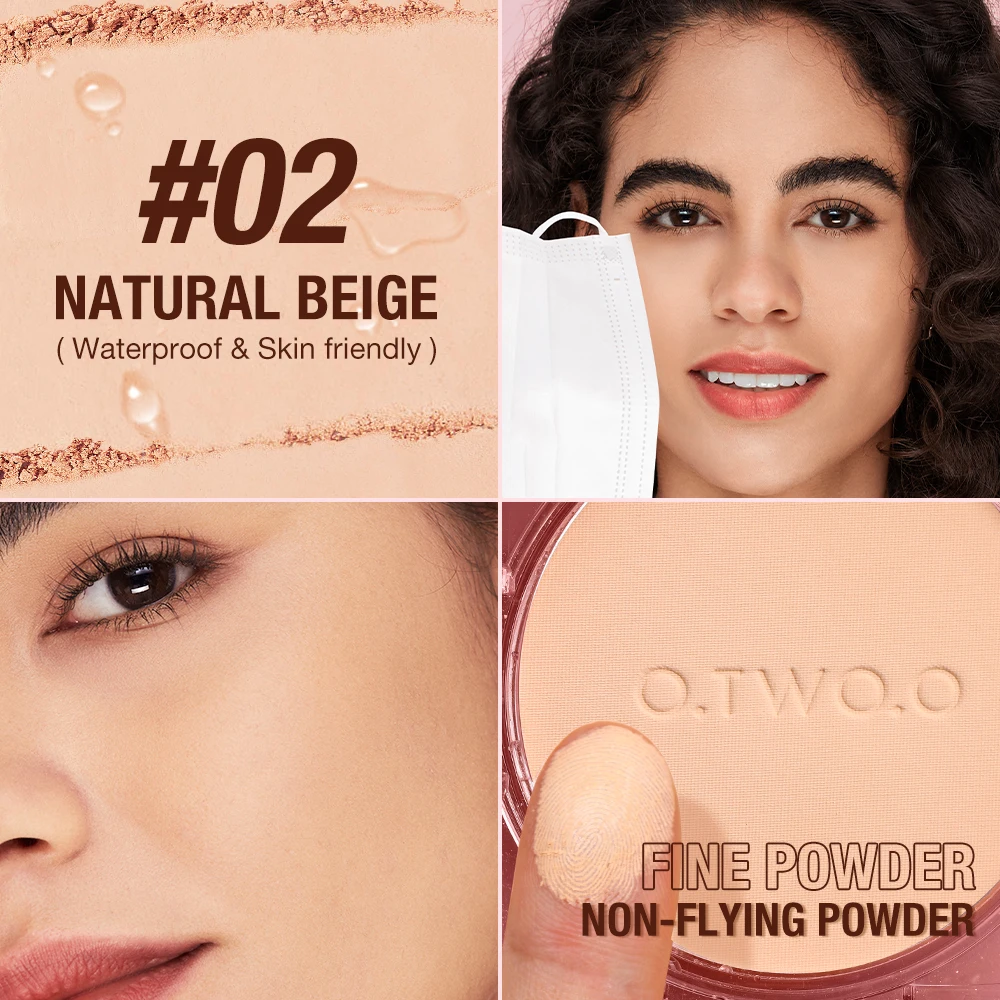 Description Picture 6 of itemOil Control Face Powder 24H Long Lasting Matte Finish Waterproof Compact Setting Powder For Flawless Makeup