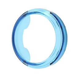 Enhanced Protective TPU Cover for Garmin Lily 2 Smart Watch - Soft Silicone Frame Bumper Accessories (Transparent Blue)