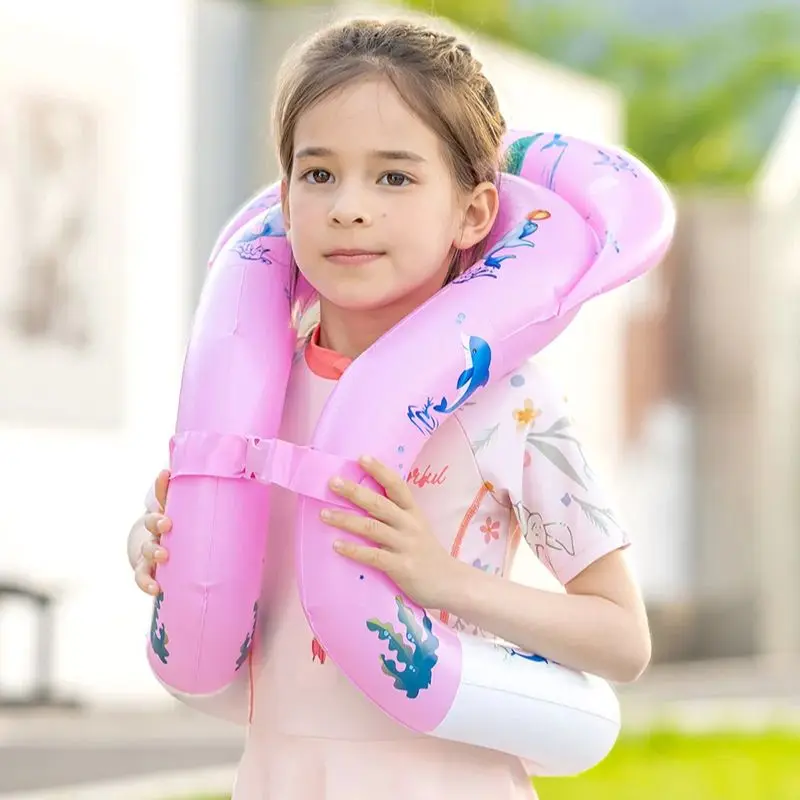 Kids Swim Vest Inflatable for 2-6 Boys Girls