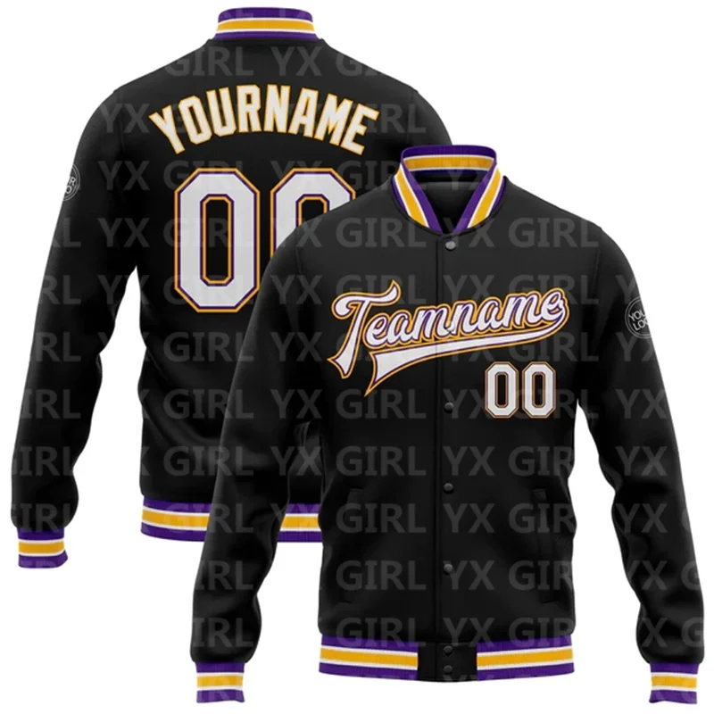 Casaco personalizado Varsity Letterman, jaqueta de beisebol,