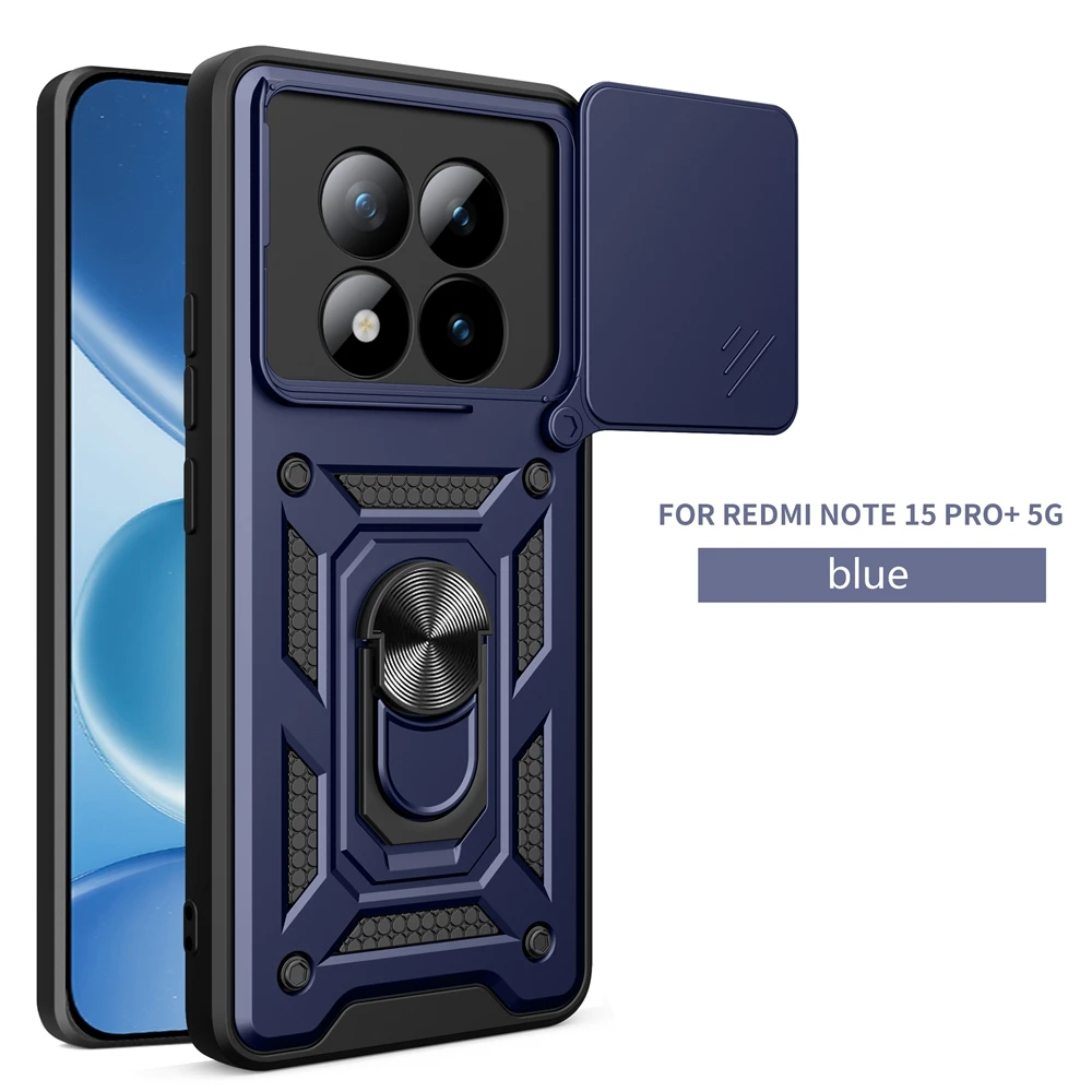 Slide Lens Camera Protector Armor Phone Case