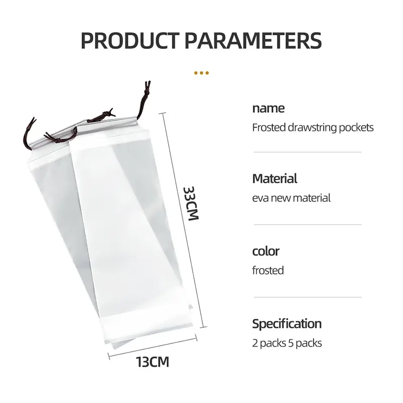 2/5 PCS Umbrella Storage Bag Reusable Portable Waterproof EVA with Drawstring Organizers Protection Thickened