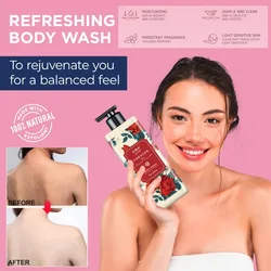 Rose Perfume Body Wash Whitening Shower Gel Long Lasting Fragrance Moisturizing Clean Skin Bath and Body Works