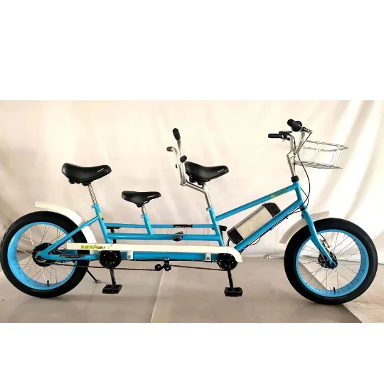 Tourist Sightseeing Pedal Bike Tandem Bicycles for Couples