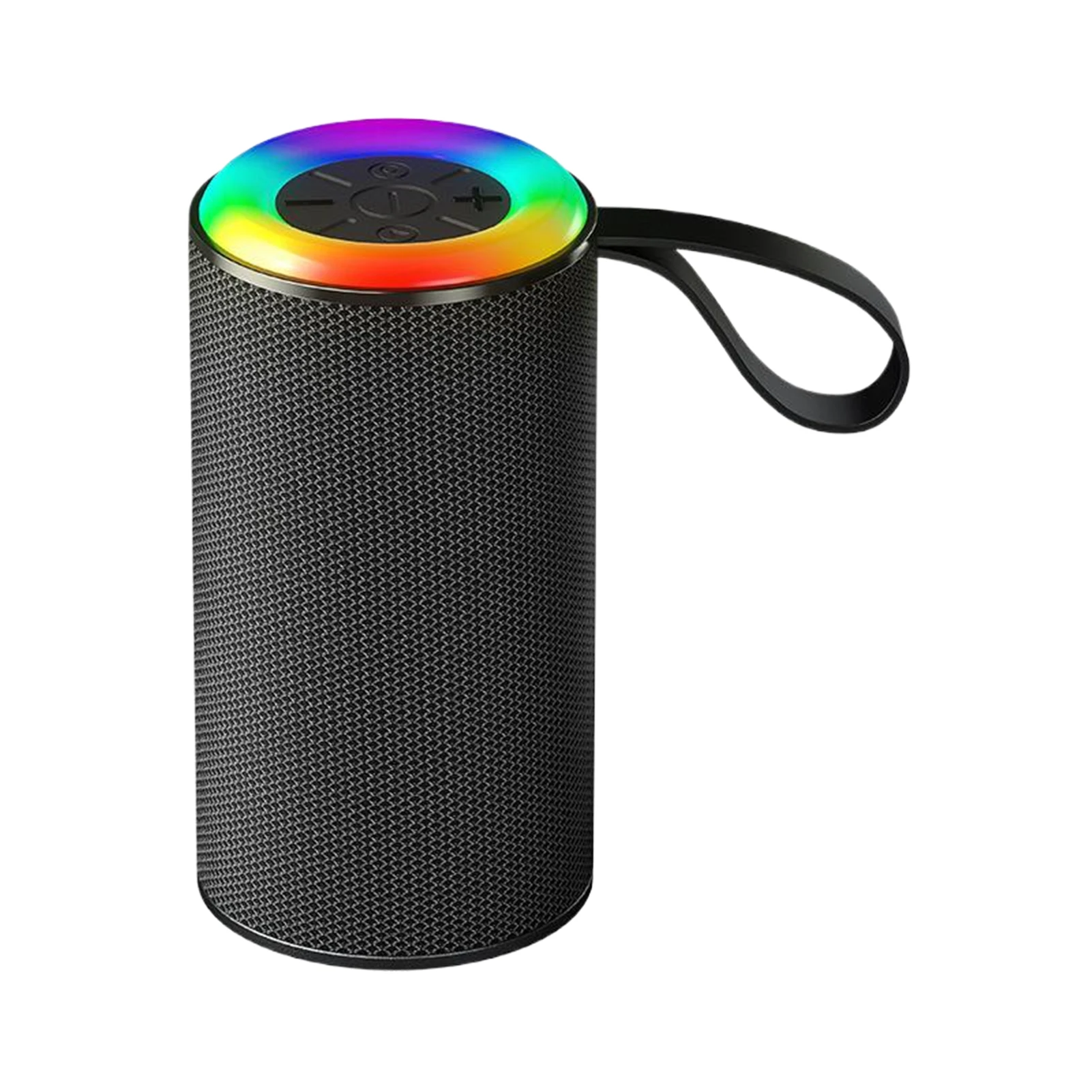 Stereo Music Player With Silicone Handheld And Compact Size Subwoofer With RGB Light Small Speaker
