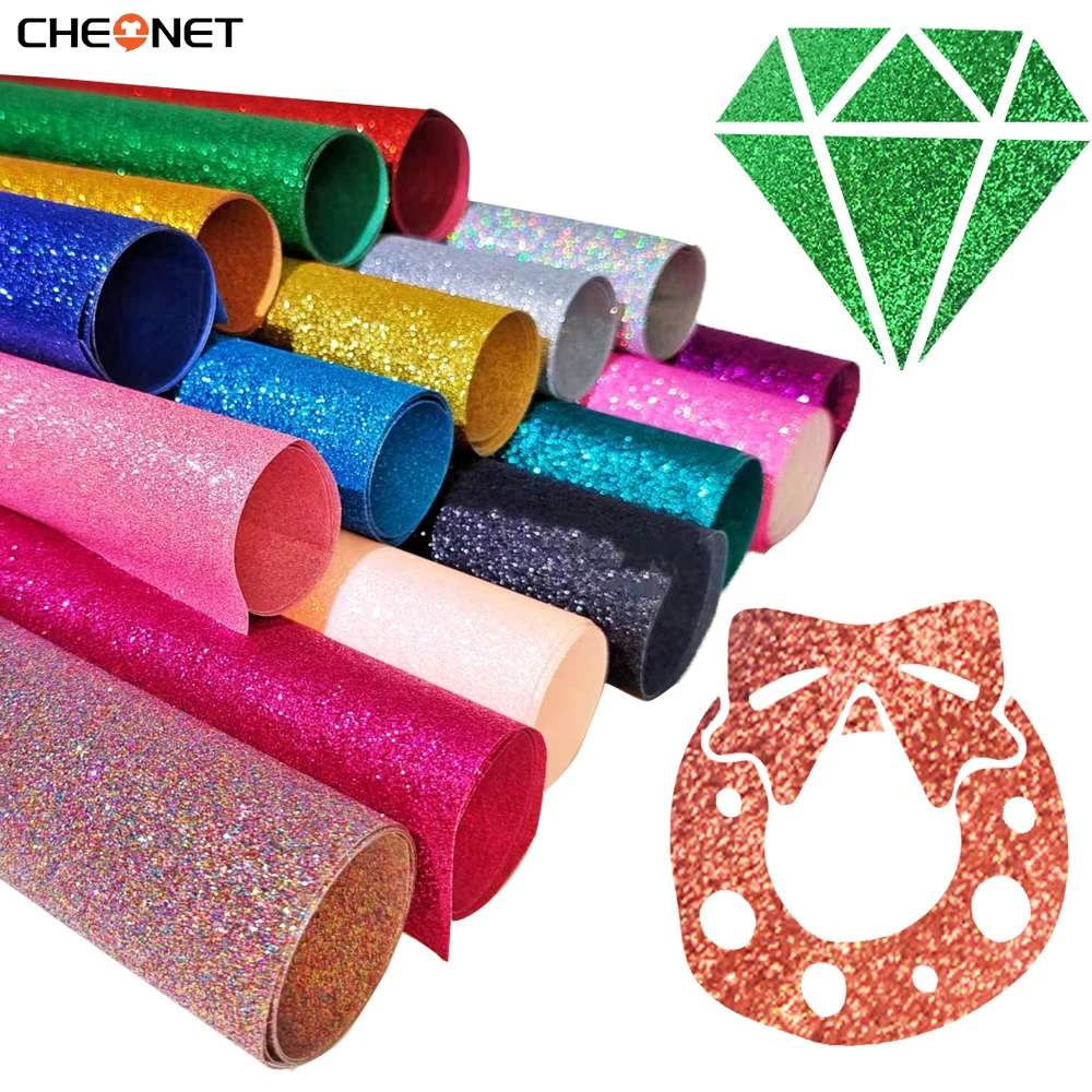 High Quality Glitter HTV vinyl cricut joy Heat Transfer Vinyl Iron On DIY  Clothes Shirt Decoration Film flex folie plotter