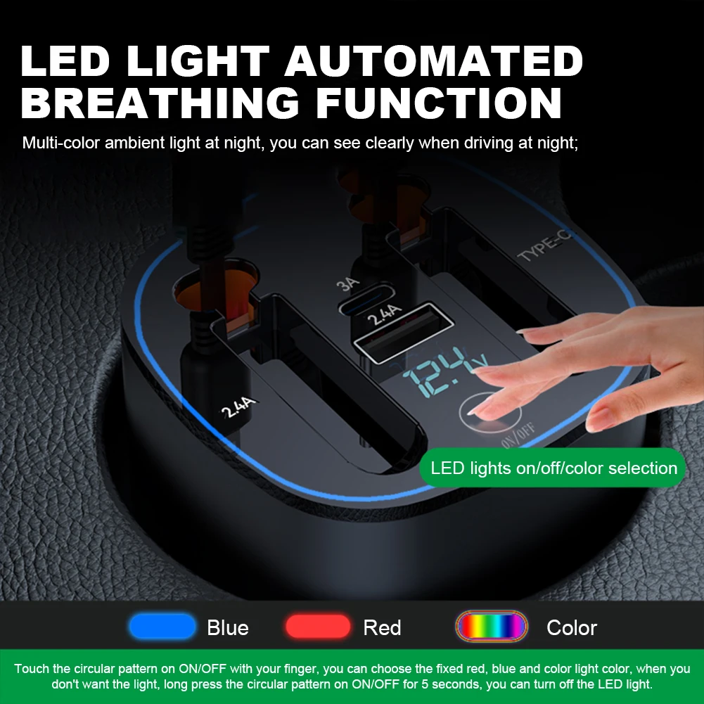      ÷  , PD QC3.0  ܼƮ, USB C Ÿ, 100W Ʈ, 4 in 1