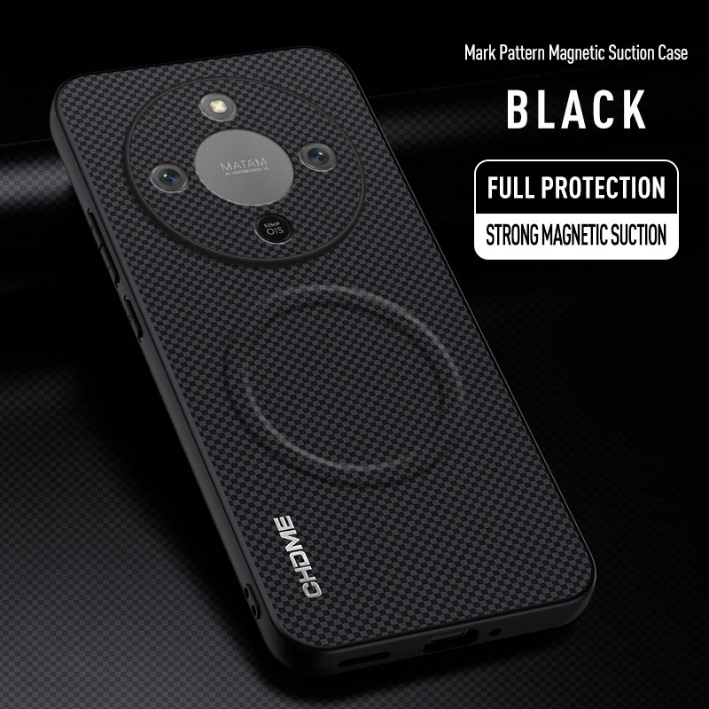 Für Honor Magic 8 Lite Hülle Luxus Auto-Magnethalter Handyhülle Für Honor X9D X70 5G Silikon Stoßfeste Schutzhülle Rückseite – Detail 23